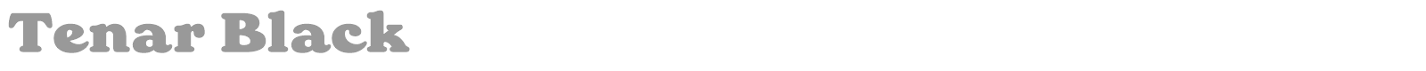 Tenar Black font preview